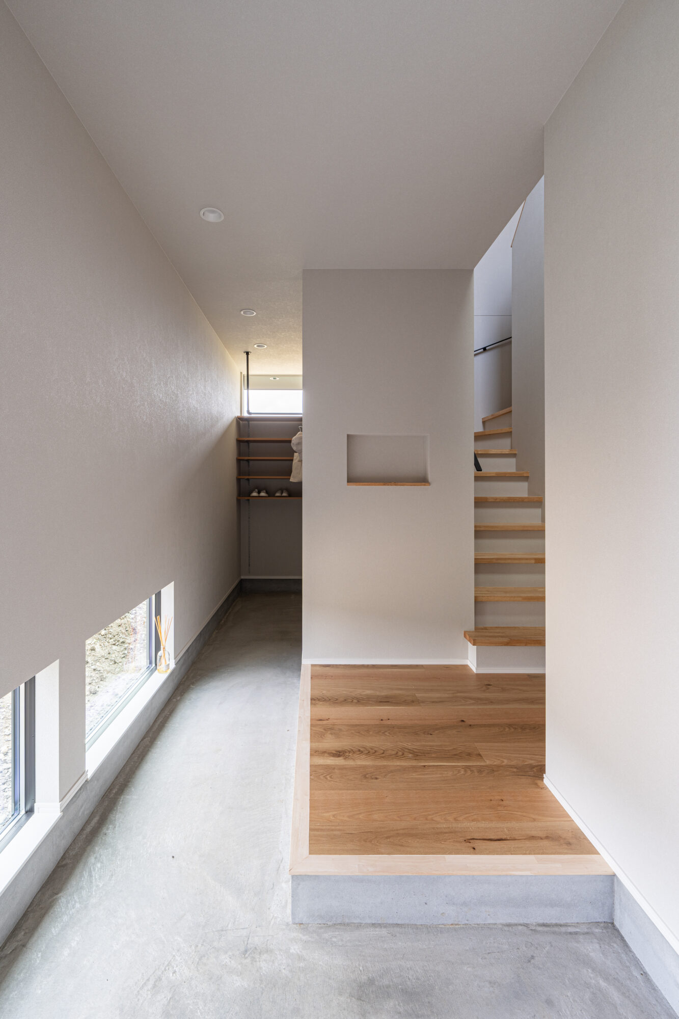 趣味を収納する玄関先