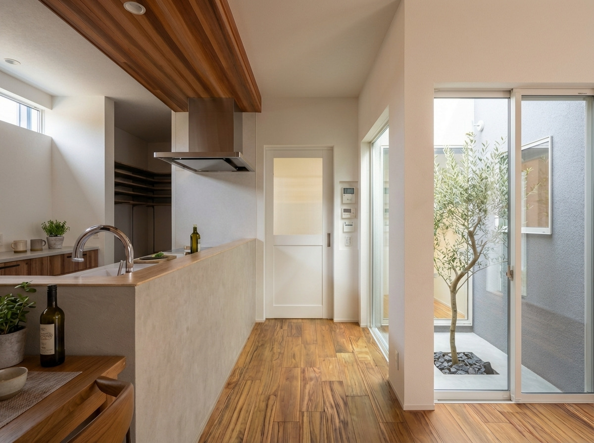 「坪庭」という視線の休憩所