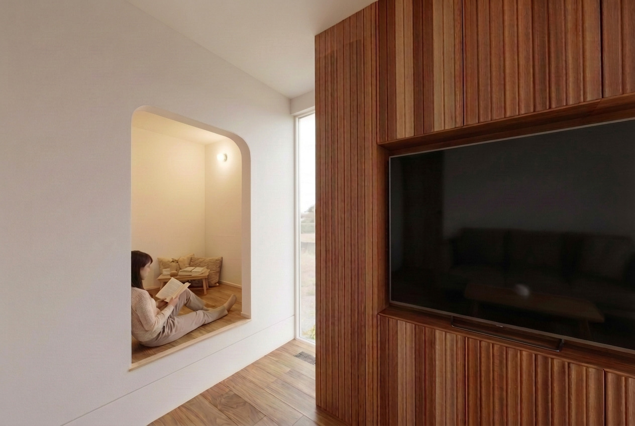 個室じゃないけど、ひとりの空間