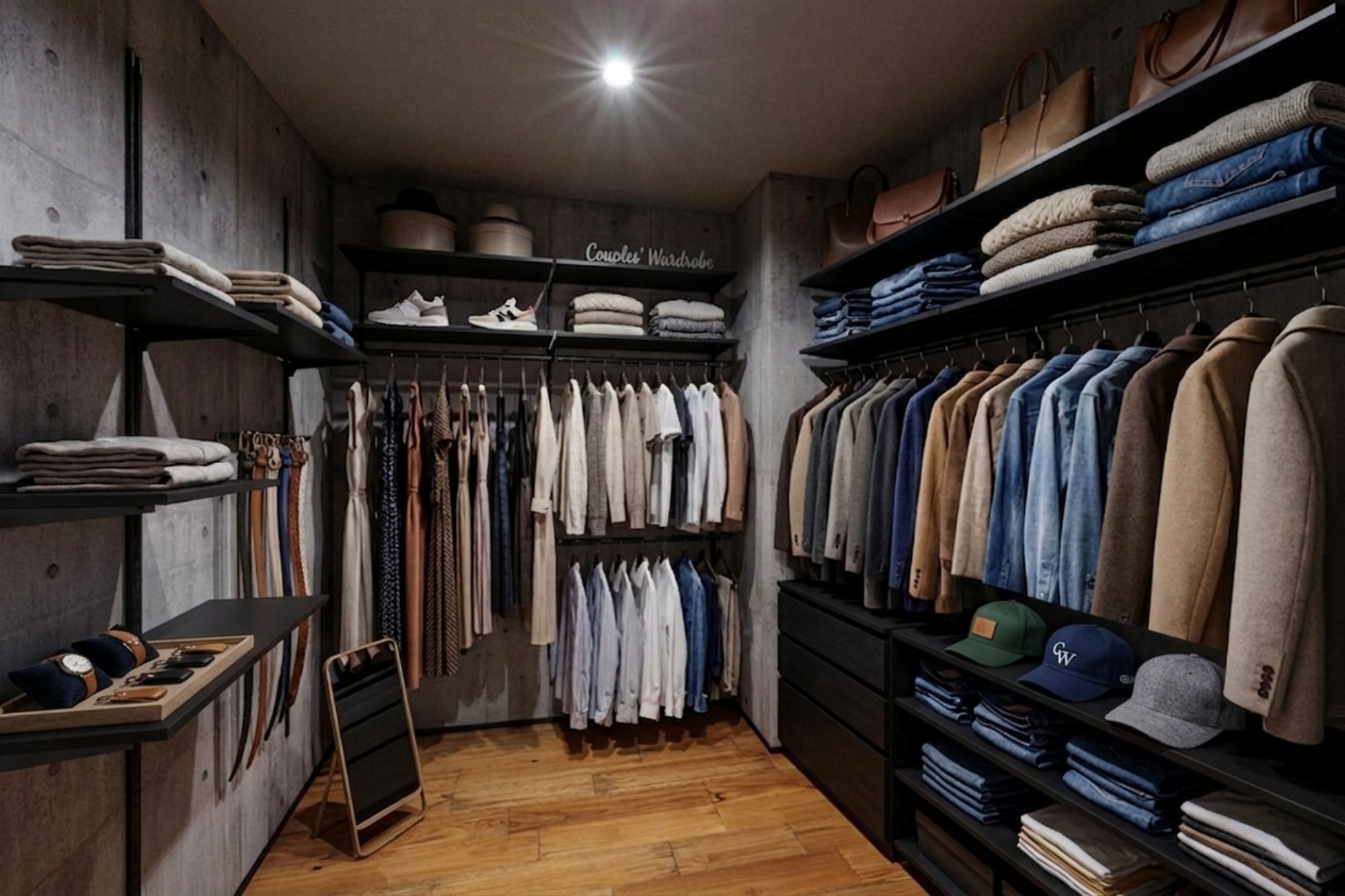 隠さない。魅せるファミリークローゼット。