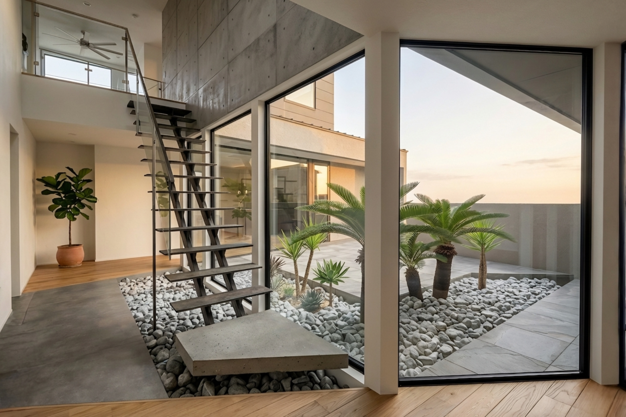 玄関で、つい話し込んでしまう